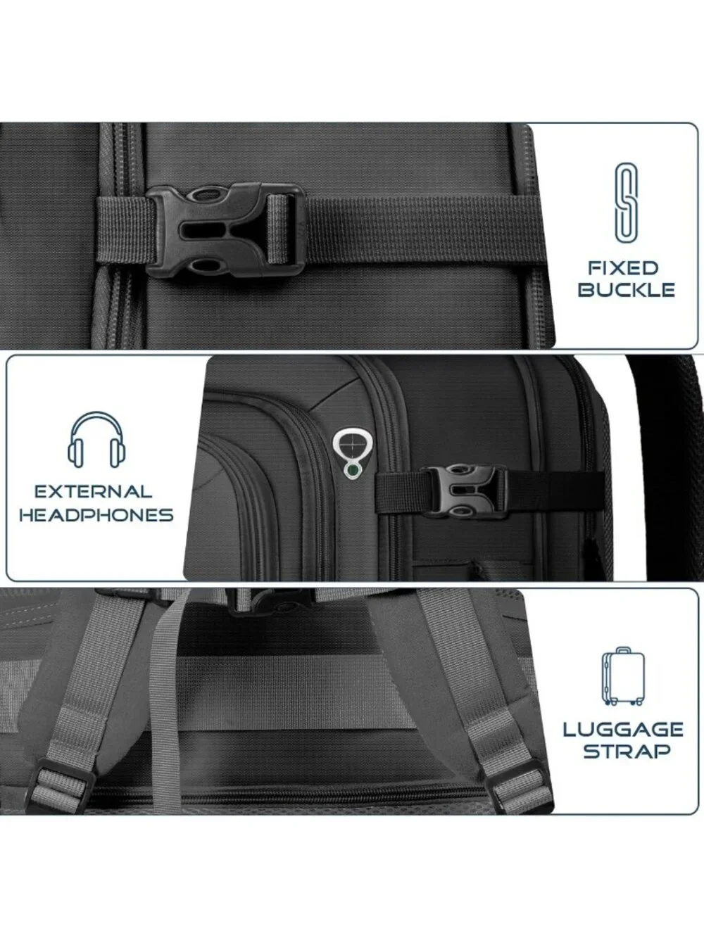 TSA-Approved Travel Backpack for Men, Stylish Carry-On Bag for Flights
